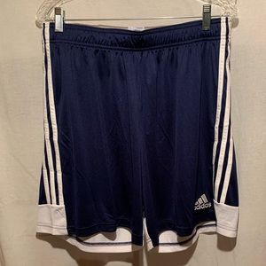 ADIDAS men XL, NEW w/ TAGS, navy blue athletic shorts basketball soccer football